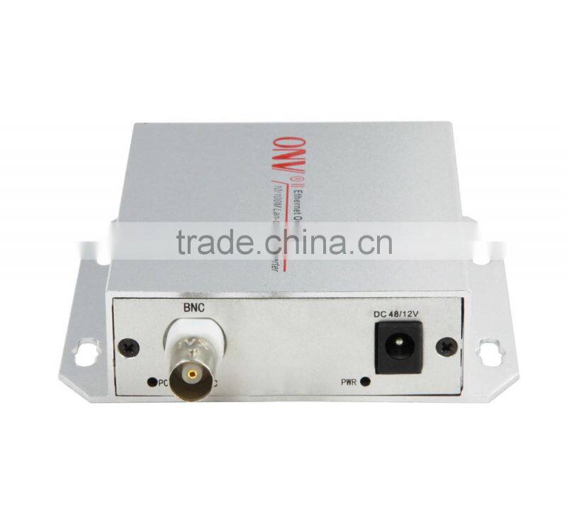 10/100M EOC Ethernet over coax converter with 1x BNC Port and POE