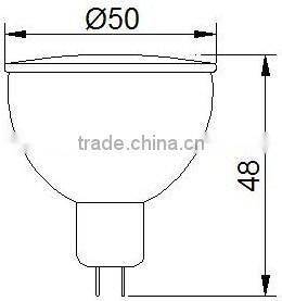 MR16/GU5.3 24SMD 5050 4W spotlight 12V SMD lamp