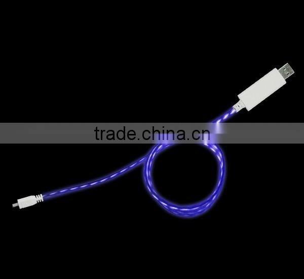moving light colorful mini led usb cable with led light