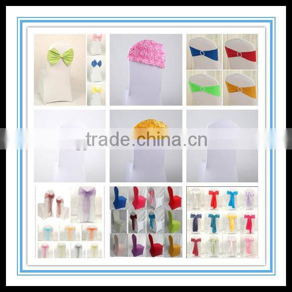 luxury big size wooden chair use 100% polyester jacquard customized chair covers