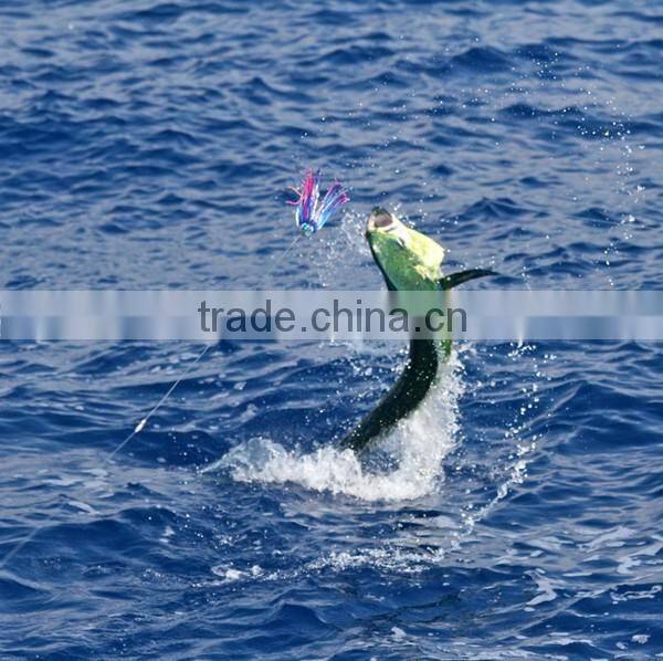 Mouse over image to zoom 6x-Pusher-Trolling-Fishing-Lures-Rigged-Skirted-Big-Game-Marlin-Tuna-80lb-line 6x-Pusher-Trolling-Fis
