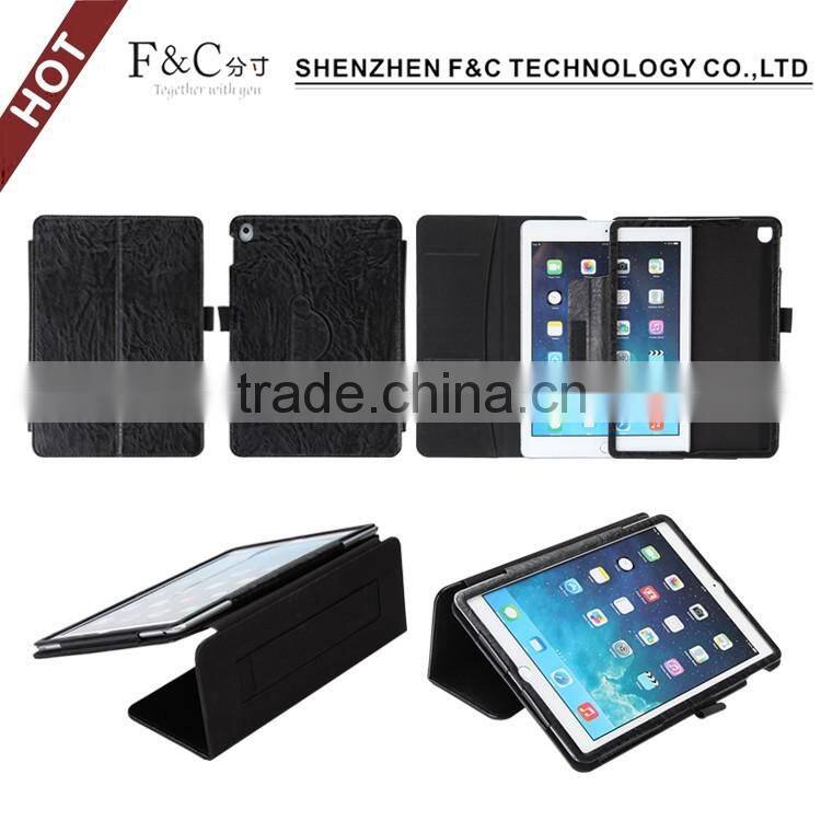 Premium leather case for ipad pro 9.7" PU cover foldable stand tablet case