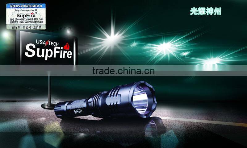 LED Flashlight Aluminum Rechargeable torch light Y3