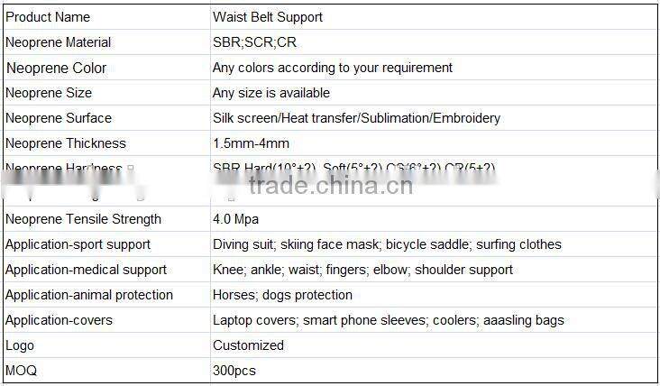 Hot sale medical waist belt for heath care