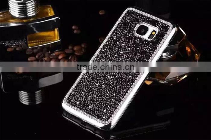 For Samsung S7 Sase Hybrid Back Covers Luxury Bling Style