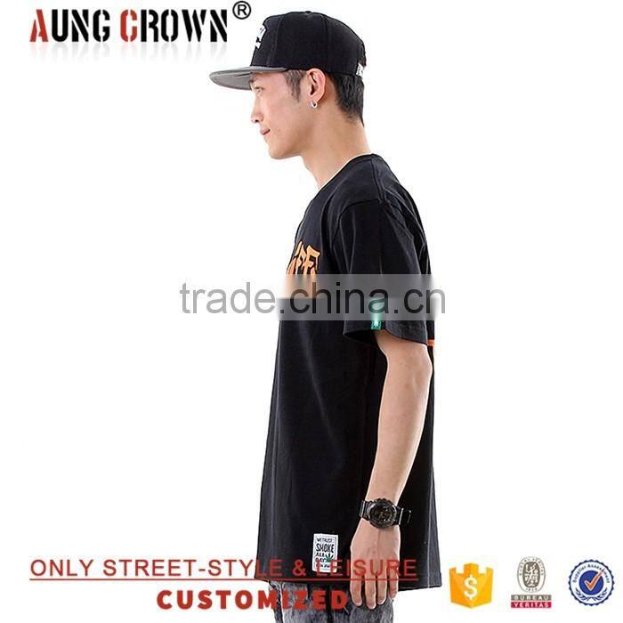 Pure Black T Shirt Made in China With Cheap Price