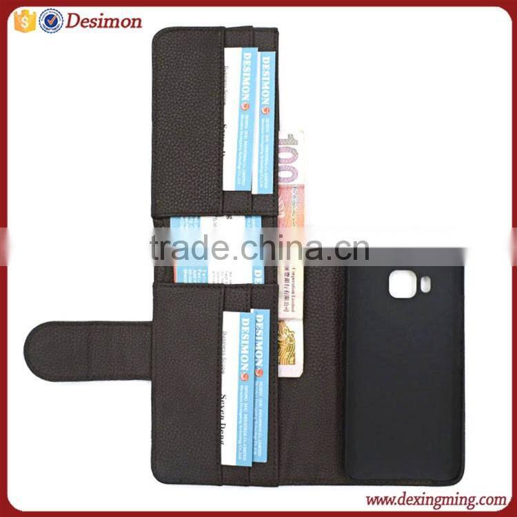 Hot sales flip wallet leather case cover for HTC One M9 phone case