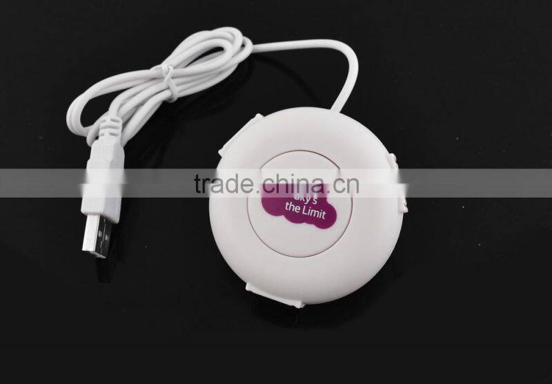 Perfect Promotional Gifts Webkey Round Hub BUtton Shape USB 2.0 Hub Mini Slim Hub