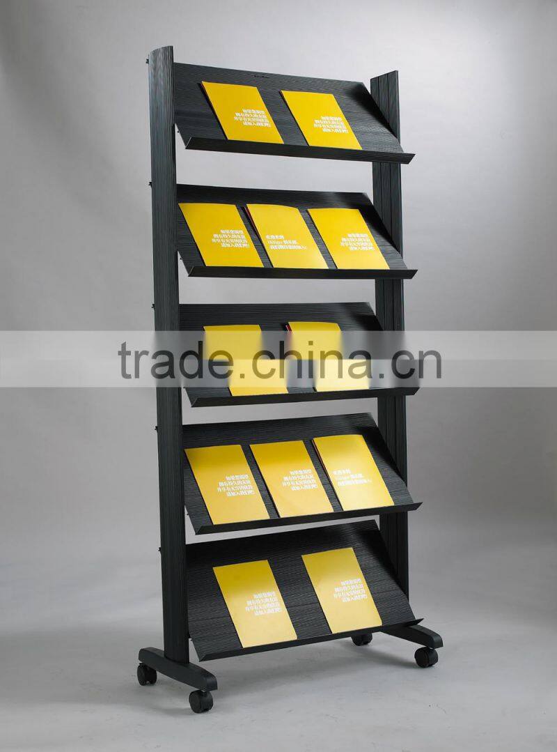 large brochure holder magazine rack