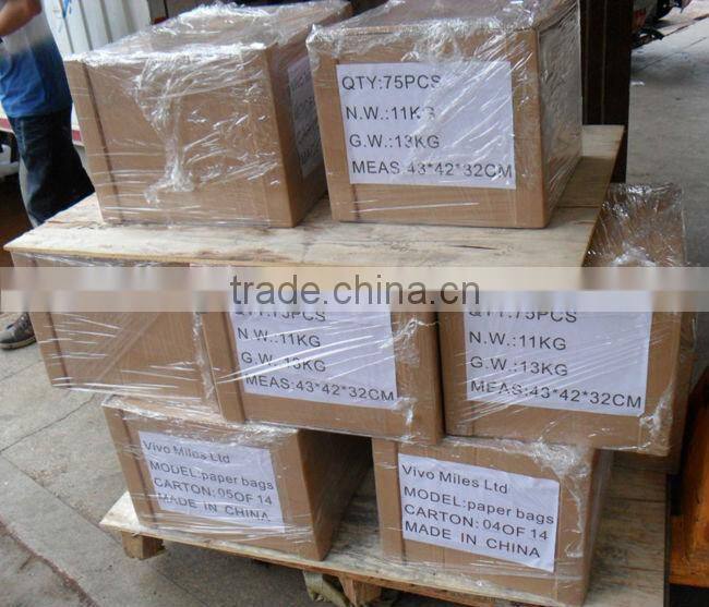 Hot stamping custom paper bag