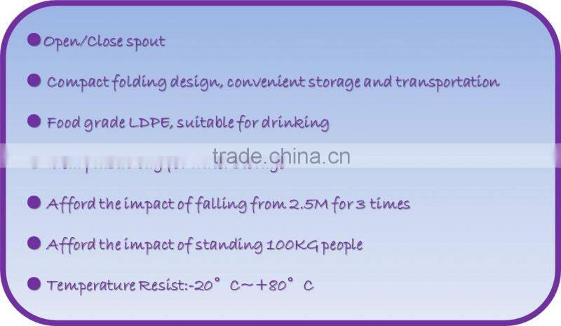 fold water barrel 20liter