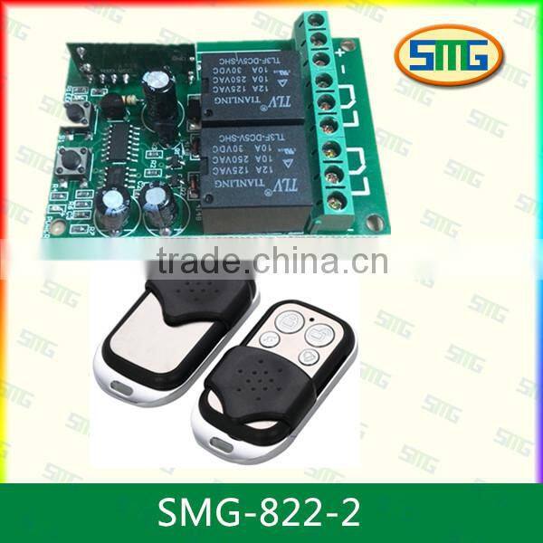 2 Channels transmitter and receiver remote control 433 SMG-822