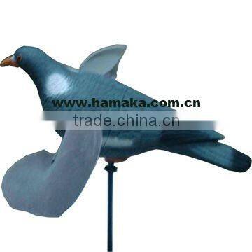 High Strength Plastic Flocking Wind Powered Pigeon Decoys