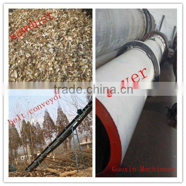 Guoxin 2.2*18m CE sawdust dryer machine with best service