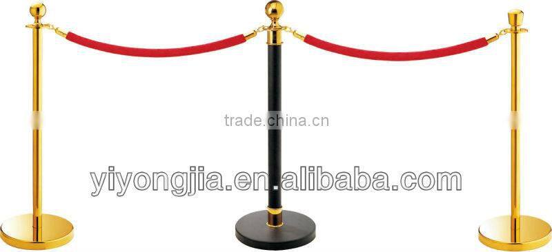 Retractable Barrier/ stanchion/railing in publc and hotel