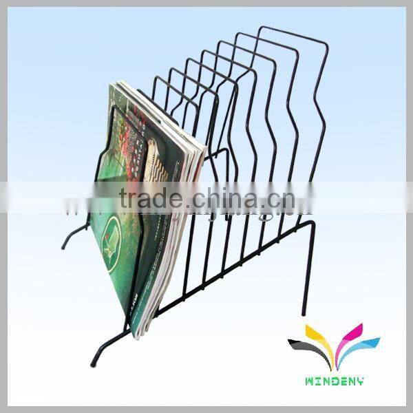 High Quality Factory Sale counter metal wire library file bookmark display stand