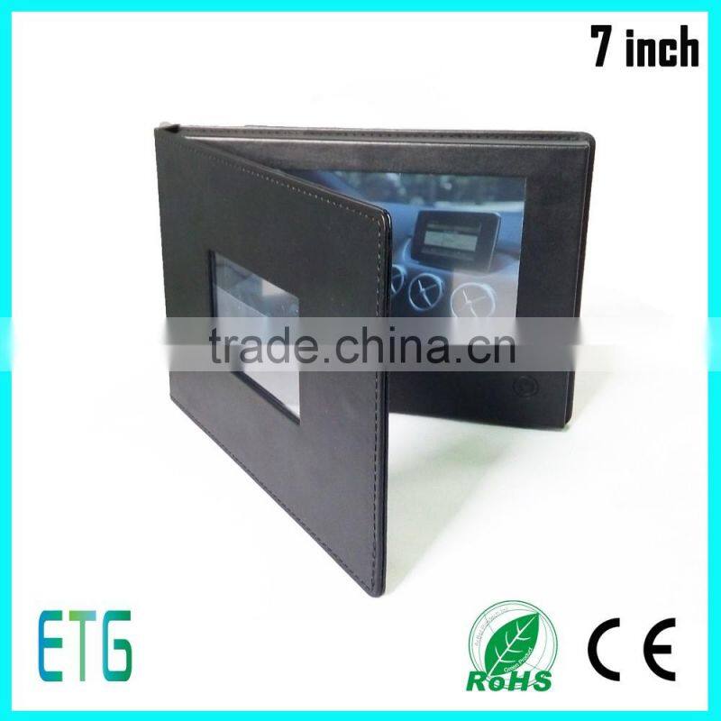 2016 cheap advertising 7 inch video greeting card