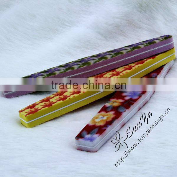 blue sponge file nail file