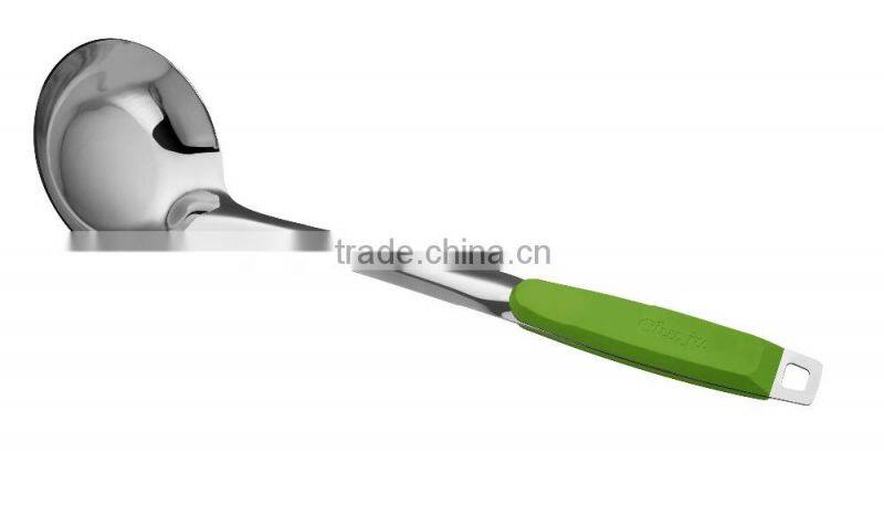 Best Selling Stainless Steel Soup Ladle With Plastic Handle