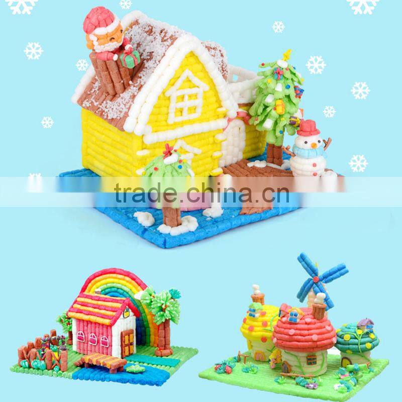 500PCS DIY Magic cornstarch block play set,new toys, play corn, 2016 new hot toys, move brain toys