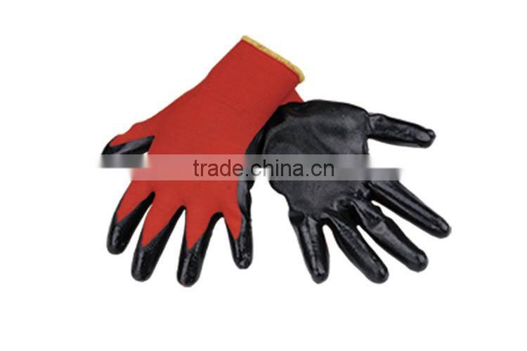 Industrial safety work nitrile coated glove