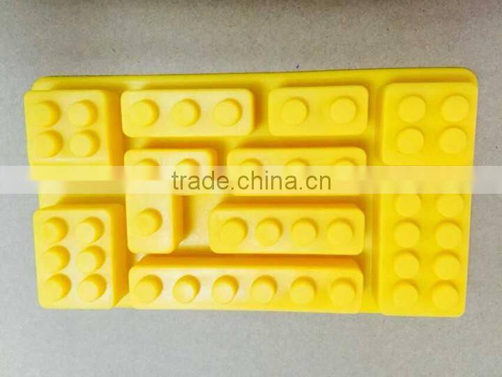 Creative Ice Tray Fruit juice Drink Ice Mold Moudle Block Brick Multicolor Rectangle Shape Cake Chocolate DIY