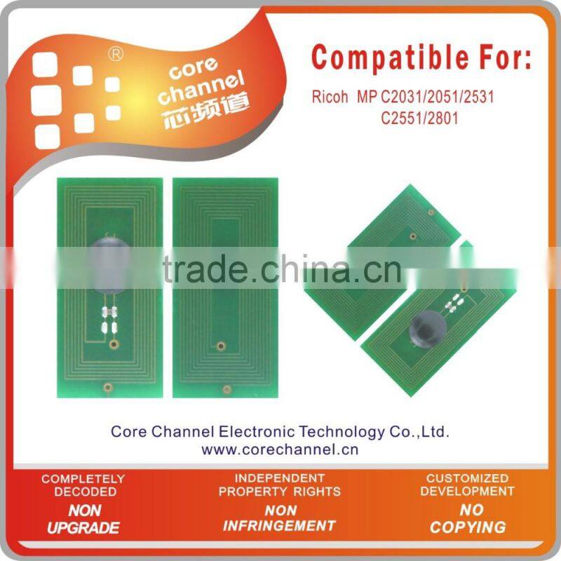 Toner Reset Chip for Ricoh MP C2031 C2051 C2531 C2551 C2801 2031 2051 2531 2551 2801