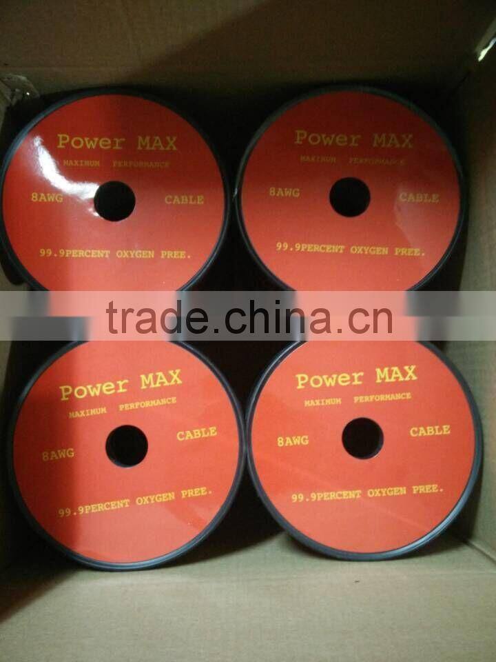 Flexible PVC 8AWG Power Cable