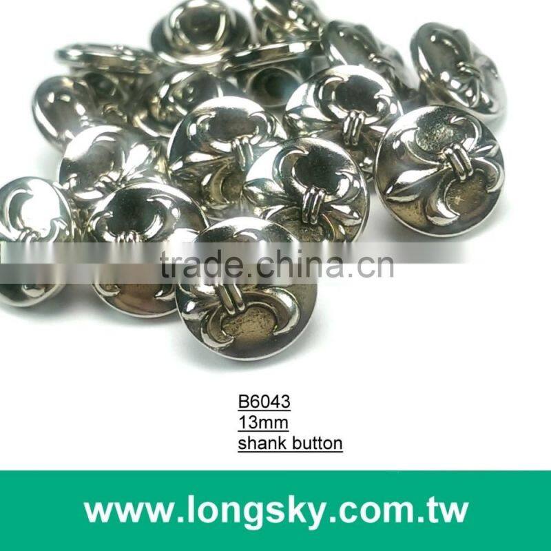 (#B6050/13mm) 20L royalty stylish small shank buttons for jacket