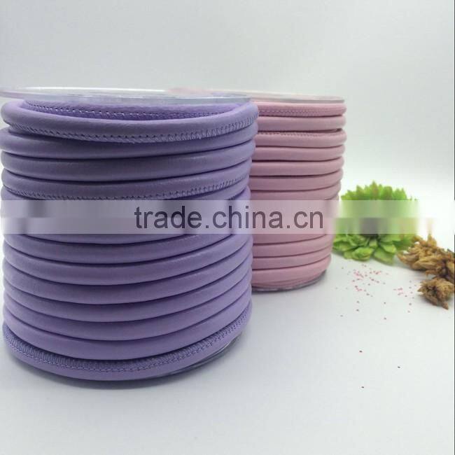 3mm - 6mm Cord Jewelry Findings Type Natural Nappa Leather Cord Bracelet Making