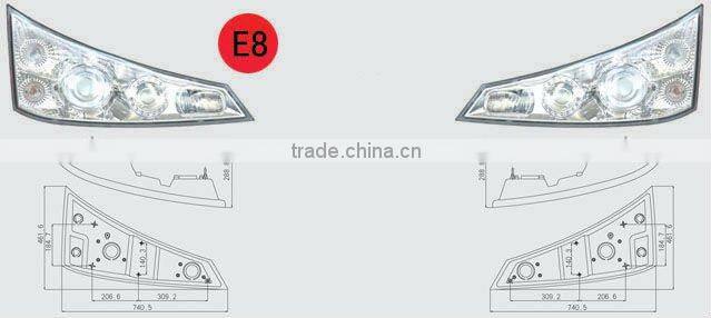 ECE ISO/TS 16949:2009 High Quality Ankai Bus Headlamp