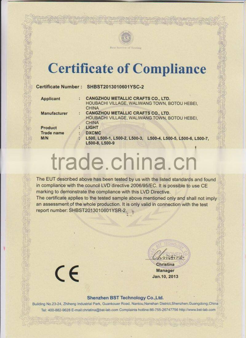 aluminum street lamp round lamp holder with PC cover