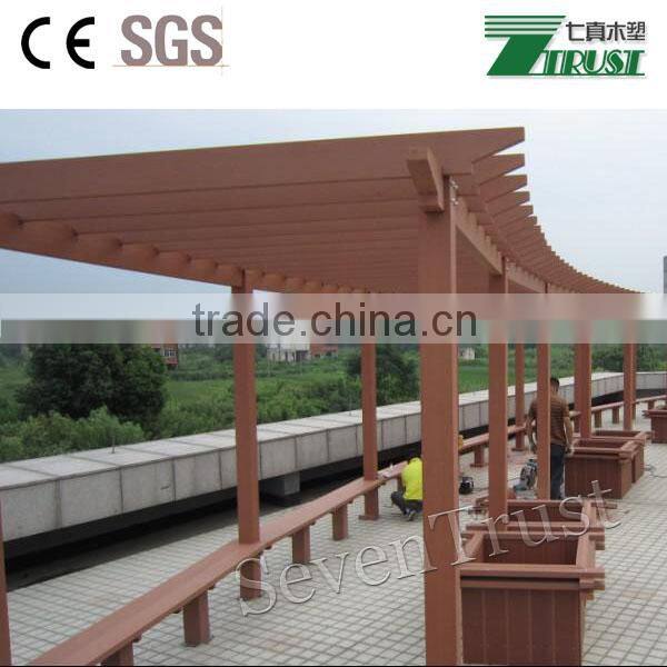 wooden composites wpc pergola, gazebo