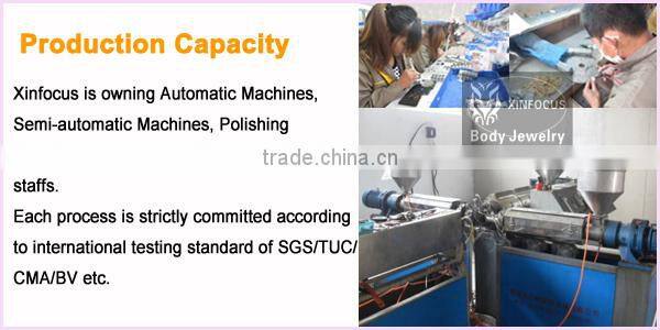 Industrial Barbell Cartilage Piercing Teal Body Jewelry