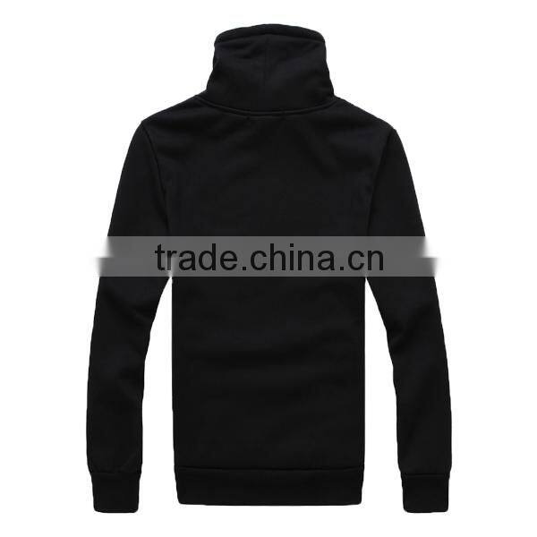Costume factory China, custom mens hoodies, mens turtleneck sweatshirts