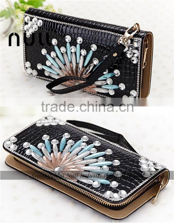 null brand luxury wallet genuine leather brand lady wallet