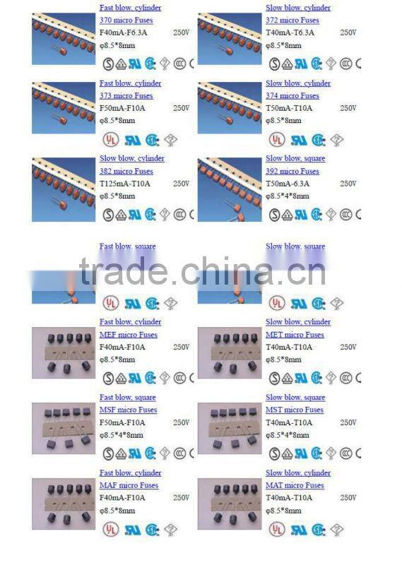 Semiconductor Fuse small fuses