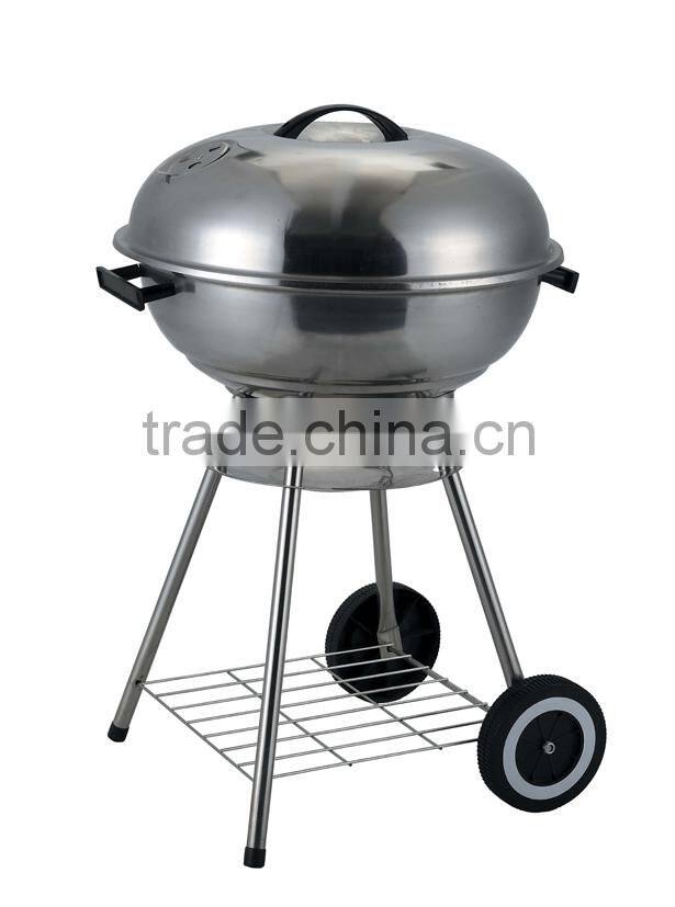 Outdoor Removable Stainless Steel Round bbq Charcoal Grill