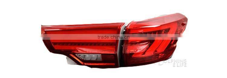 Car LED Rear Lamp Trunk Light DRL+Signal+Brake+Reverse Taillights For Toyota Highlander 2014 2015