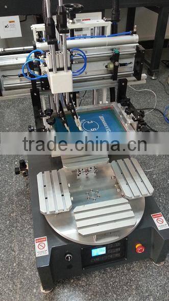 1 color 4 stations rotary screen printing machine