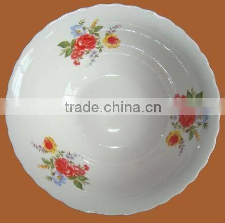 New Product colorful porcelain salad bowl/ceramic soup bowl