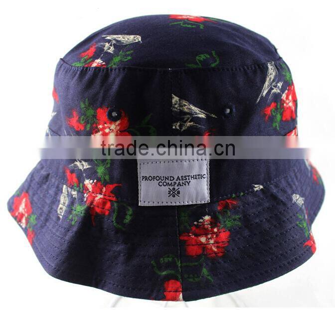 Wholesale 2013 summer cap fashion floral bucket hat / accept OEM