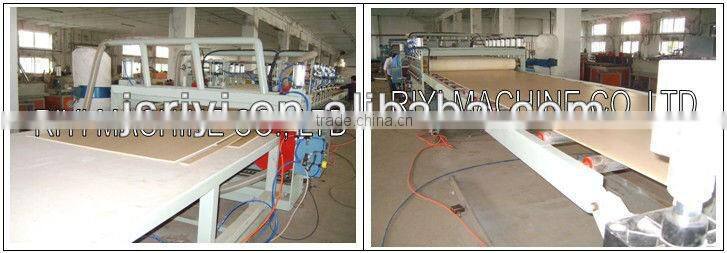 PVC skinning foaming board WPC foam board production line