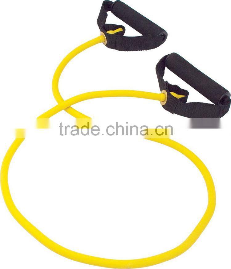 Custom muscle exerciser latex tube resistance exercise band logo