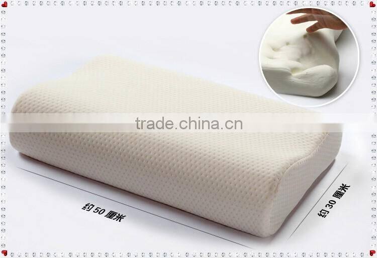 100% polyester memory foam pillow for moulded visco elastic memory foam pillow LS-P-010-C wholesales foam pillow