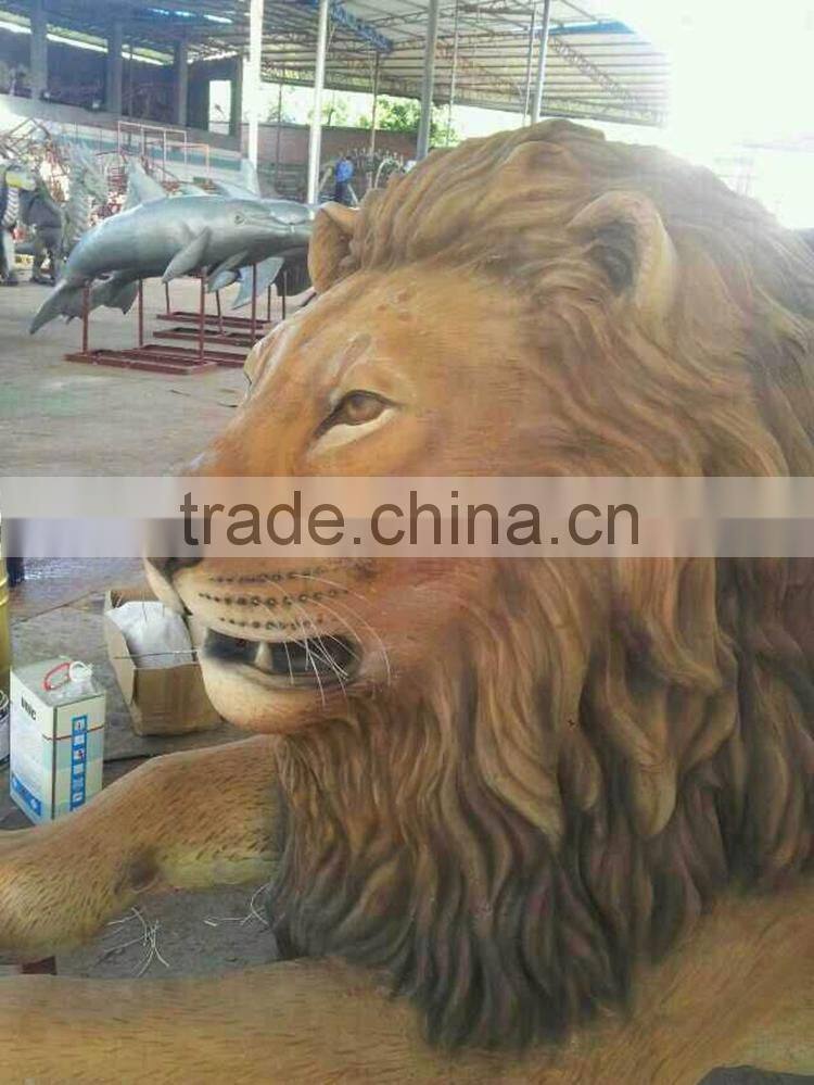 Fiberglass animal statues for kid