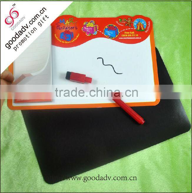 Fridge Magnetic notepad with pen attached