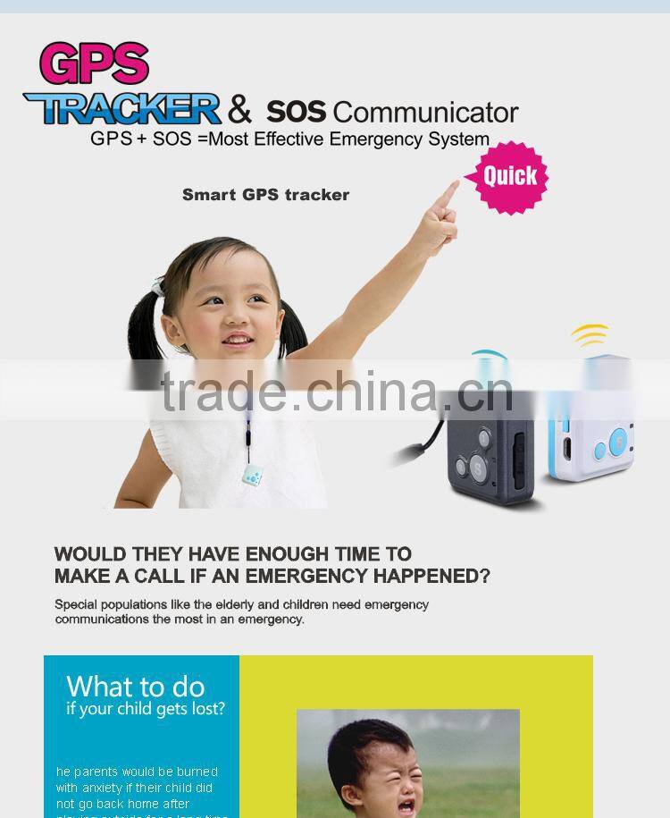 GSM GPRS Handheld GPS Tracker,With SOS Key 2-ways Calling GPS Locator for Kids