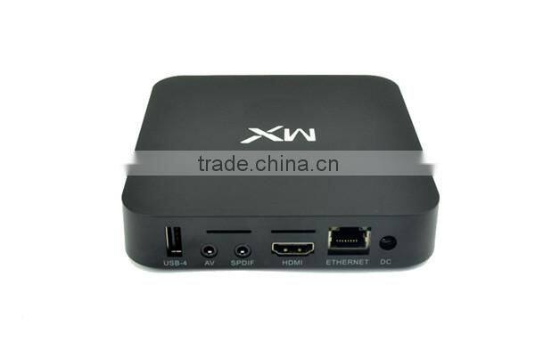 Shenzhen original Android4.2 dual Amlogic 8726 hd 1080p 4k Kodi XBMC MX android smart tv receiver box with biss and cccam