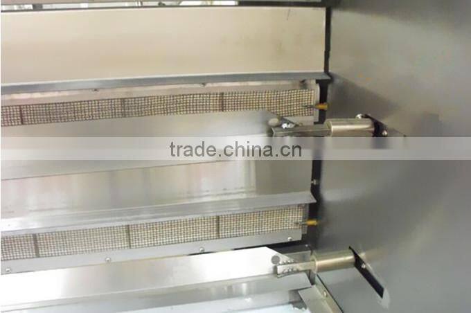 Stainless Steel 7 Burners Commercial Gas Rotisserie Oven
